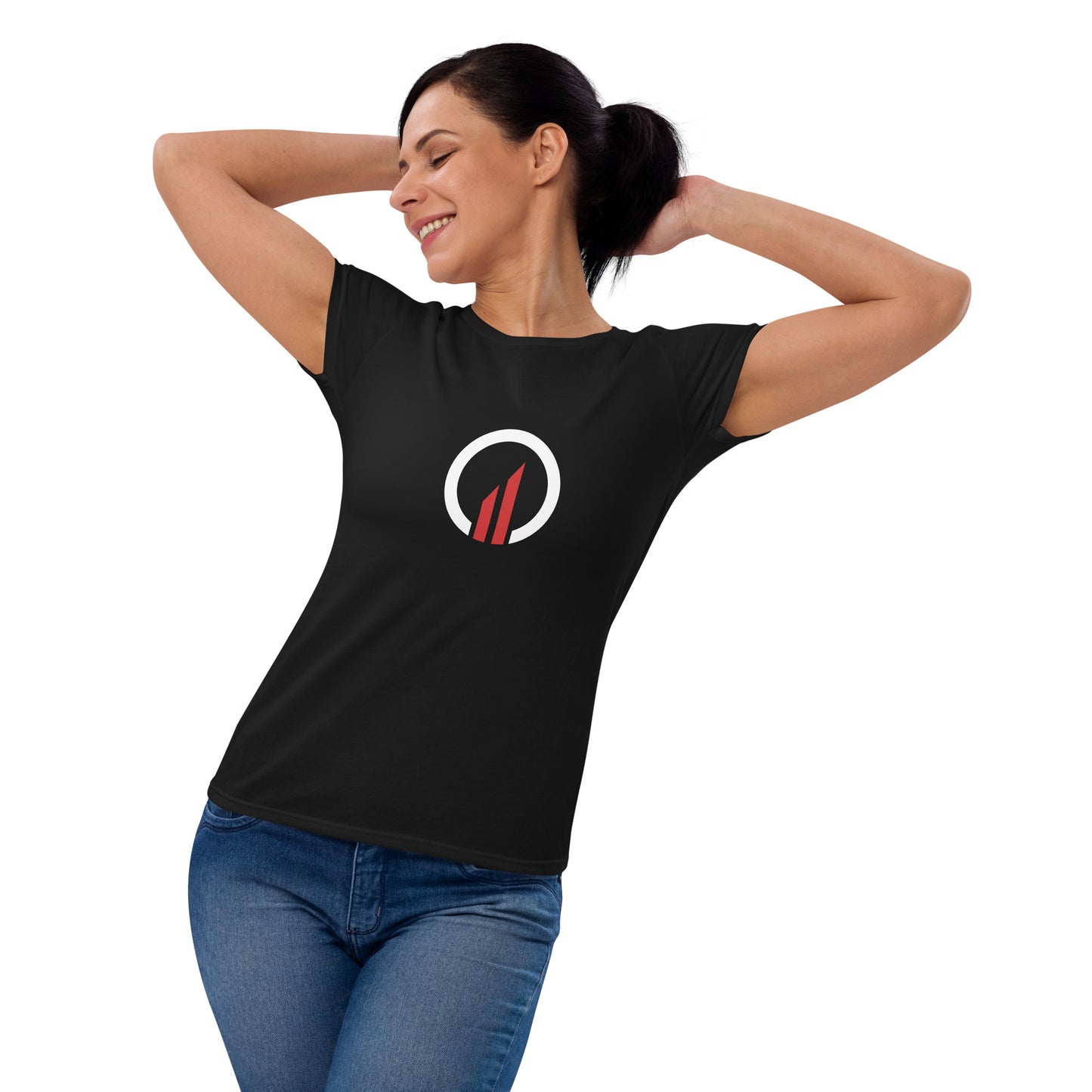 Optimizer Standard Fashion Fit Tee - Front Emblem only (Women)