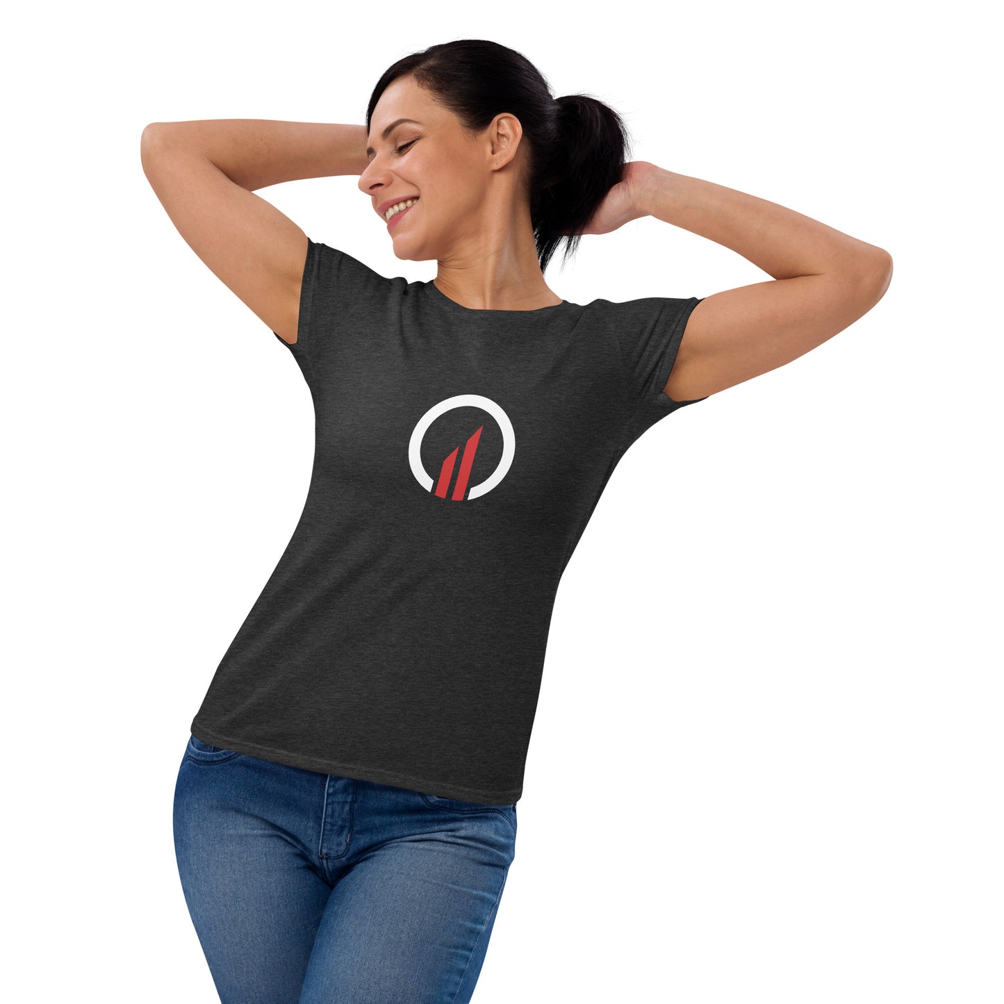 Optimizer Standard Fashion Fit Tee - Front Emblem only (Women)