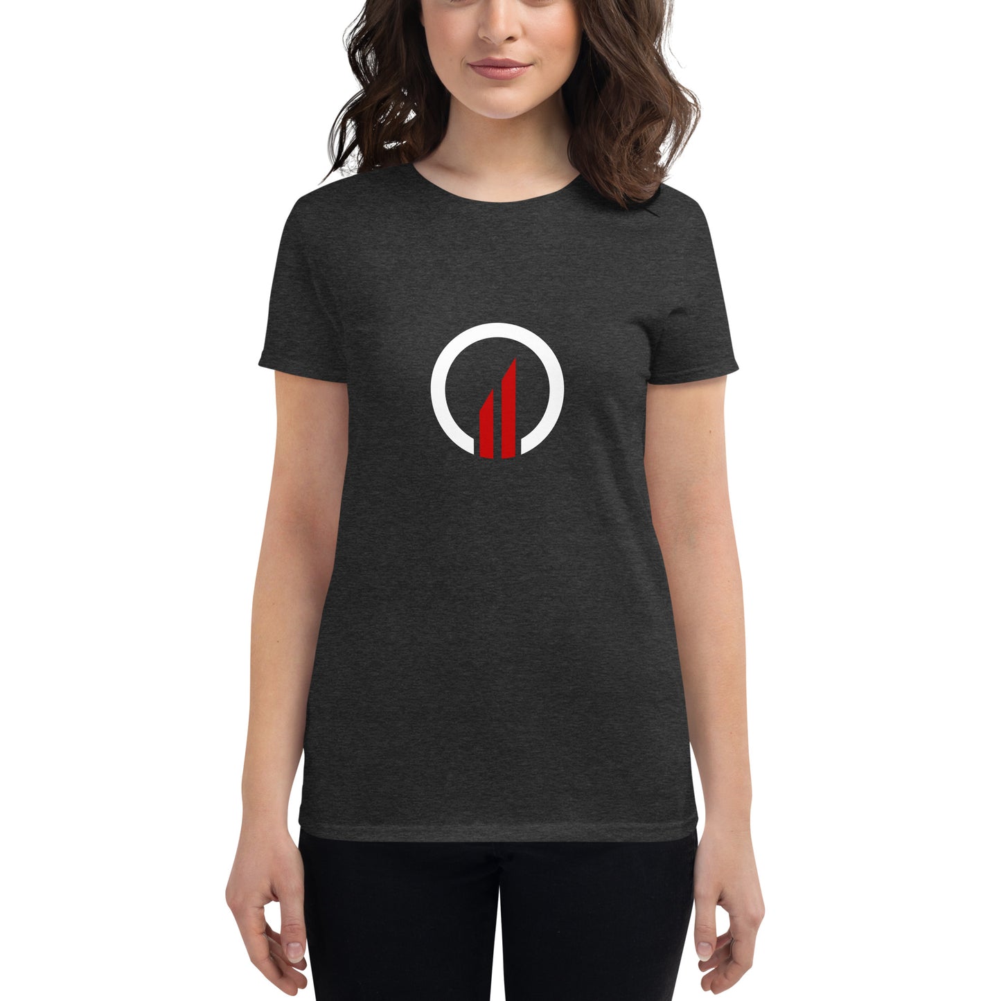 Optimizer Premium Fashion Fit Tee - Front Emblem/Back Logo (Women)