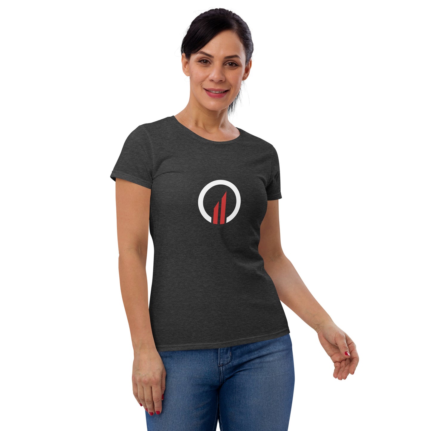 Optimizer Standard Fashion Fit Tee - Front Emblem only (Women)