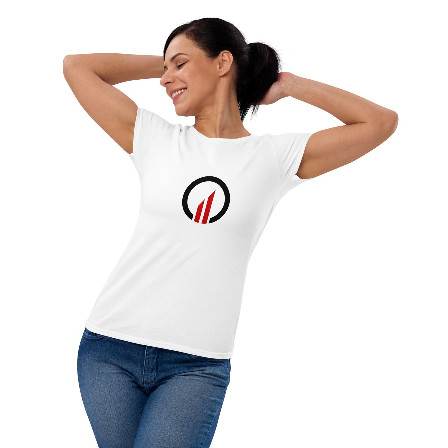 Optimizer Standard Fashion Fit Tee - Front Emblem only (Women)