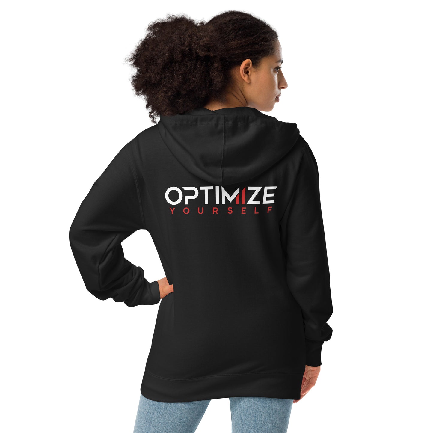 Optimizer Fleece Zip Up Hoodie (Unisex)